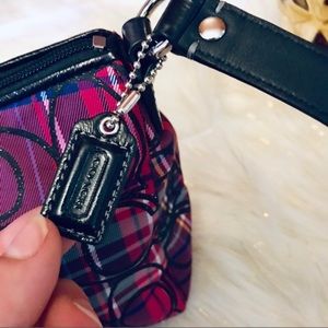 Coach Tartan plaid small handbag